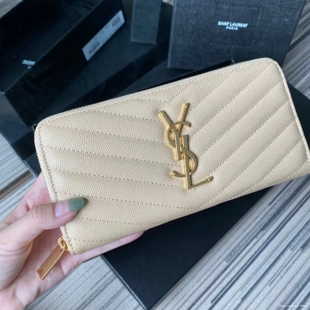Tony Luxuries ZIPPY WALLET MONOGRAM YSL 0517